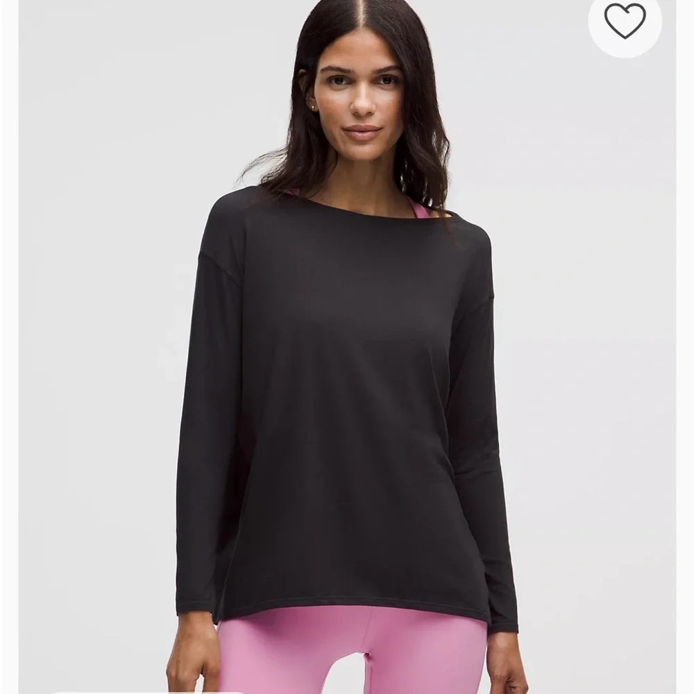 Lululemon Back in Action organic cotton long sleeve top - Picture 2 of 5